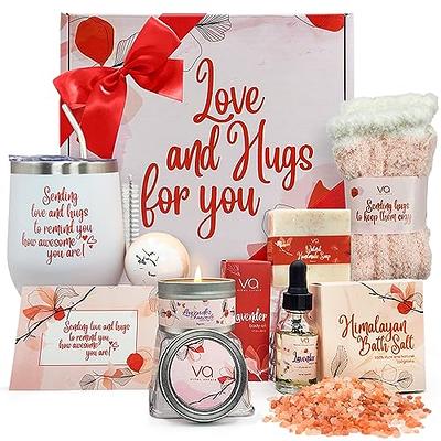 Christmas Gifts, Spa Gifts for Women, Bath and Body Gift Set, Red Rose Gift  Basket, 35Pc Stress Relief Spa Kit, Thank You, Birthday, Mom - Nail Care