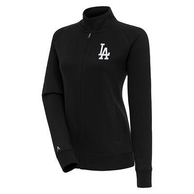 Antigua Women's Los Angeles Dodgers Black Protect Jacket