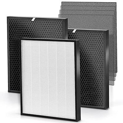 LV-PUR131 Replacement Filter 2 HEPA Filters & 2 Activated Carbon Pre  Filters by APPLIANCEMATES - Compatible with Levoit LV-PUR131