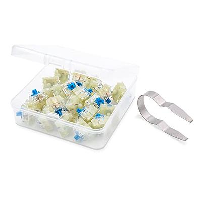 Pack of 20 Original Cherry MX Blue Switches for Mechanical Keyboard with  Switch Puller.