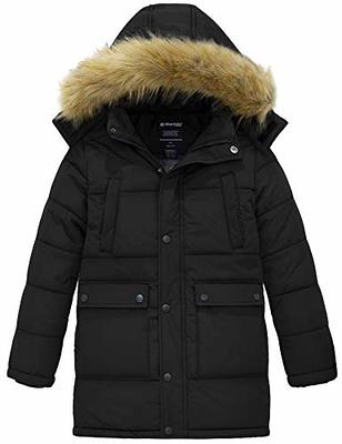 Winter Teddy Patch nylon and corduroy down jacket