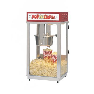 VEVOR 850-Watt 8 oz. Red Popcorn Maker on Wheels Kettle Commercial Popcorn  Machine with 3-Switch Control - Yahoo Shopping