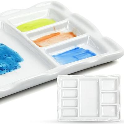 U.S. Art Supply 36 Color Watercolor Artist Paint Set with Plastic Palette  Lid Case and Paintbrush - Watersoluable Cakes 