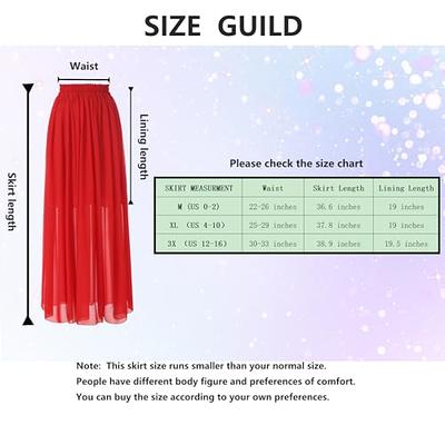 Women's Chiffon Skirts