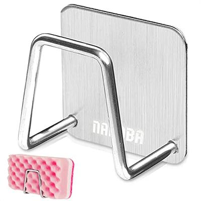 NADOBA Sink Sponge Holder for Kitchen - Stainless Steel Sponge