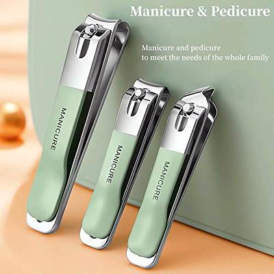 4 Pcs Manicure Set Stainless Steel Nail Clippers, Beauty Tool Portable Set  Professional Grooming Kits, Travel Nail Kit for Men and Women (Green) -  Yahoo Shopping