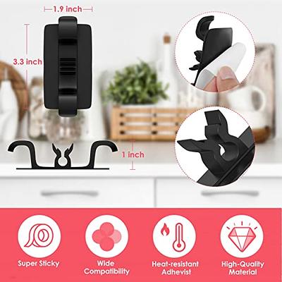 Cord Organizer for Kitchen Appliances - 4pack Adhesive Cord Winder Wrapper  Holder Cable Organizer for Small Home Appliances Cord Keeper on Stand