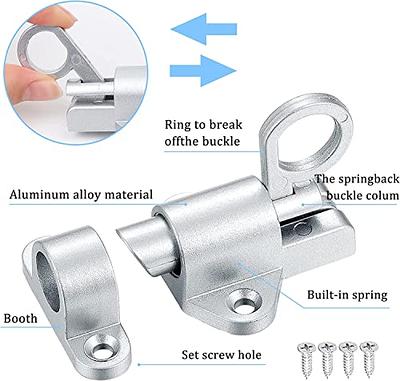 Clearance Door Security Slide Latch Lock, Keyless Entry Door Lock,  Thickened Stainless Steel Sliding Door Lock, Easy to Install Gate, Slide  Latch Lock