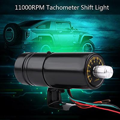 Suuonee 11000RPM Car Motorcycle Adjustable Red LED Tachometer