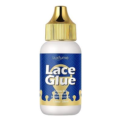 Goiple Wig Glue Hair Glue Lace Glue 2OZ, Waterproof Lace Front Wig Glue for  Wigs