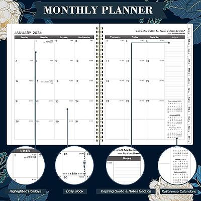  FranklinCovey - Original Two-Page Monthly Calendar Tabs (Pocket,  Jan 2024 - Dec 2024)