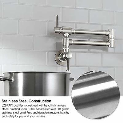 GROHE Zedra Wall Mount Pot Filler with Two Swing Joints in