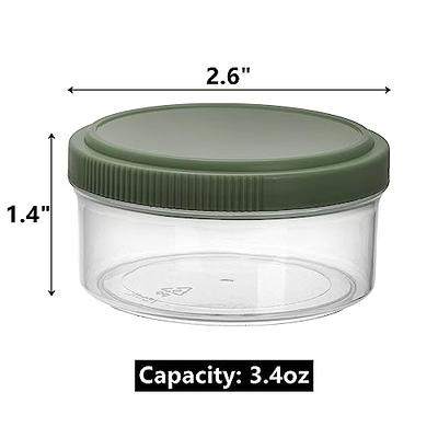 Reusable Small Condiment Containers with Lids - Stainless Steel Salad Dressing Container to Go for Lunch Box Dipping Sauce Cups with Plastic-Free