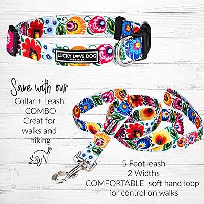 Lucky Love Dog Collars, Floral Girl or Boy Dog Collar for Large Dogs,Comfortable,  Soft, Cute, Ladybird, Large - Yahoo Shopping