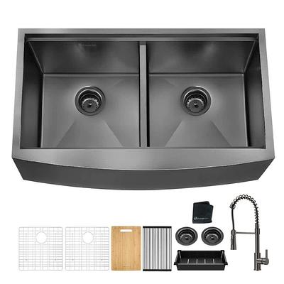 AllInOne Workstation Kitchen Sink and Faucet