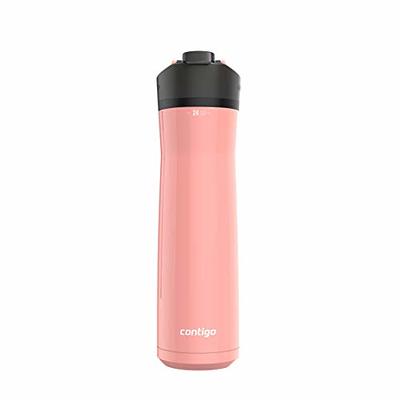  Contigo Cortland Chill 2.0 Stainless Steel Vacuum-Insulated  Water Bottle with Spill-Proof Lid, Keeps Drinks Hot or Cold for Hours with  Interchangeable Lid, 24oz, Pink Lemonade: Home & Kitchen