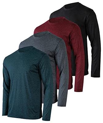 Mens Long Sleeve Workout Shirts Light Weight Quick Dry UV/SPF Athletic  T-Shirt Running Hiking with Thumb Holes : : Clothing, Shoes 