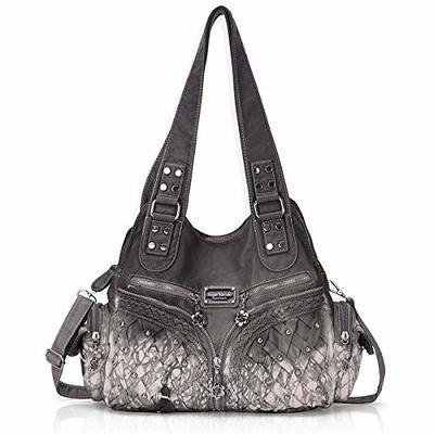 Angel Barcelo Satchel Purses for Women, Ultra Soft Vegan Leather