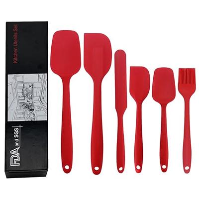 Silicone Spoon,6 Pieces Nonstick Silicone Spoons for Cooking