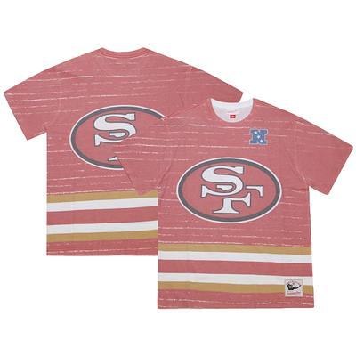 San Francisco 49ers FOCO Wordmark Ugly Pajama Set - Scarlet