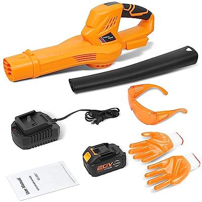 Adedad Cordless Leaf Blower with Battery and Charger 160 MPH Lightweight  Blowers for Lawn Care Battery Powered Leaf Blower 2.0AH Battery - New  Version