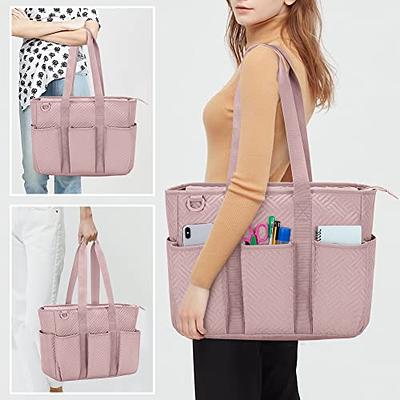 Fasrom Teacher Tote Bag for Women, Large Teacher Work Bags with Laptop  Compartment for Teacher Supplies (Empty Bag Only), Pink - Yahoo Shopping