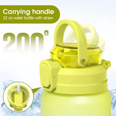 32 Oz Water Bottle with Scale Outdoor Water Jug Plastic Water