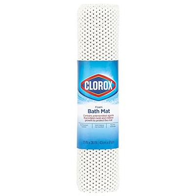 Clorox by Duck Brand Cushioned Foam Bathtub Mat, Non Slip Bath Mat with  Suction For Comfort and Safety, 17 x 36, White - Yahoo Shopping