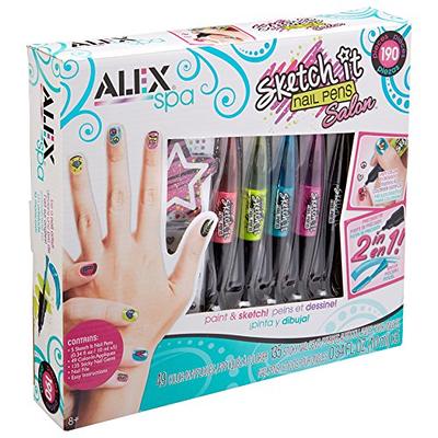  Tudaymol Nail Art Studio for Girls - Nail Polish Kit for Kids  Ages 6-12 Years Old,Non-Toxic Peel-Off Safe Quick Dry Nail Polish Gift Kit  Set,Cool Girls Toys Stuff - Polish