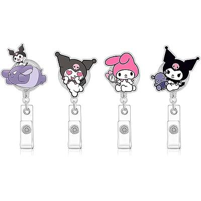 Cute Retractable Badge Holder Reel,Cute Kitty Badge Reel - Clip-On