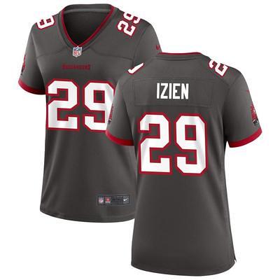 Christian Izien Women's Nike Pewter Tampa Bay Buccaneers Alternate Custom Game Jersey Size: Medium