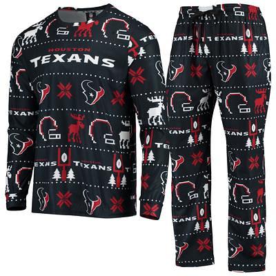 Men's FOCO Navy Dallas Cowboys Team Ugly Pajama Set