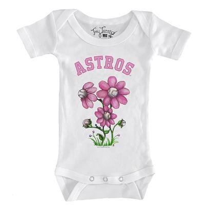 Infant Atlanta Braves Tiny Turnip Navy Angel Wings Bodysuit