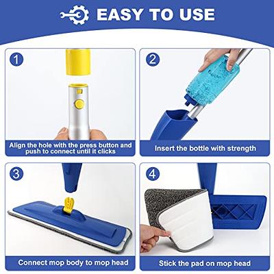 Spray Mops for Floor Cleaning, Refillable Spray Mop with Sprayer