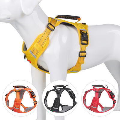 No Pull Service Dog Vest Reflective Dog Harness With Dog - Temu