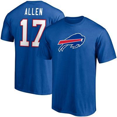 Women's Nike Josh Allen Royal Buffalo Bills Name & Number T-Shirt 