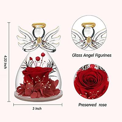 Mom Christmas Gifts for Women Birthday Gifts for Mom from Daughter Son-Preserved  Flowers Forever Rose Real-Angel Figurines Gift-Great Mother Gifts-Thank You  I Love You Necklace-Grandma Wife Gift Ideas - Yahoo Shopping