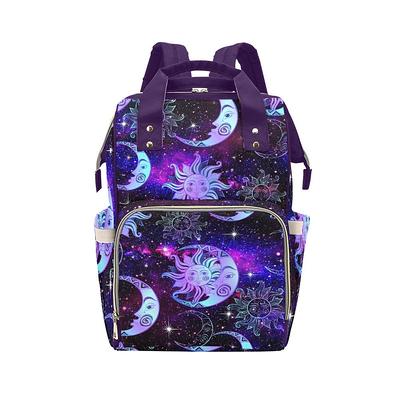 Celestial Moon Diaper Bag Backpack Diaper Bag Moon Diaper 