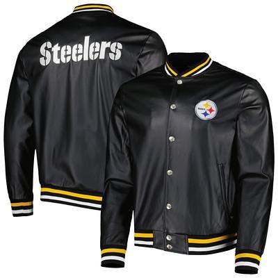 Pittsburgh Steelers JH Design Leather Jacket - Black