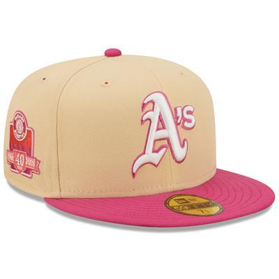 Men's New Era White/Pink York Yankees Flamingo 59FIFTY Fitted Hat