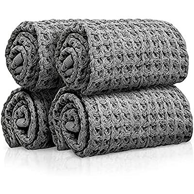 SUTERA - Wash Towels Extra Absorbent Silverthread Washcloths Set - Pack of  4 Grey - 100% CA-Grown Cotton - Luxury Soft Durable Quick Drying Fabric  Bathroom Face Cloths - Yahoo Shopping