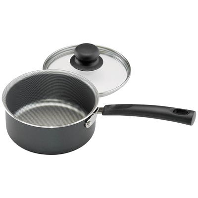 Tramontina PrimaWare 3 Quart Non-Stick Steel Gray Covered Sauce Pan