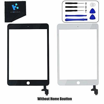 AOHCKAY LCD Display Screen Replacement for iPad Mini 4 A1538 A1550  Digitizer Assembly with Tempered Glass and Tools Kit (Black)