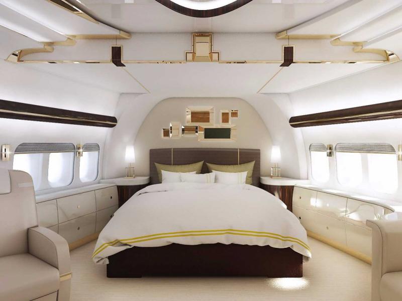 This 747 private jet is a palace in the sky