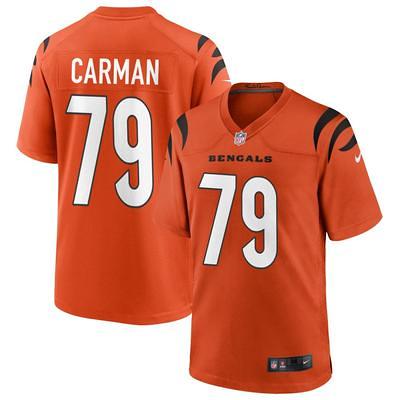 Men's Nike Jackson Carman Black Cincinnati Bengals Game Jersey