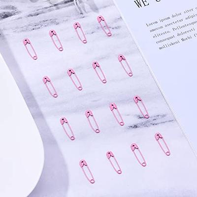 120 Pcs 19mm Safety Pins, Mini Safety Pins Metal Small Safety Pins for Art  Craft Sewing Jewelry Making (Pink) - Yahoo Shopping