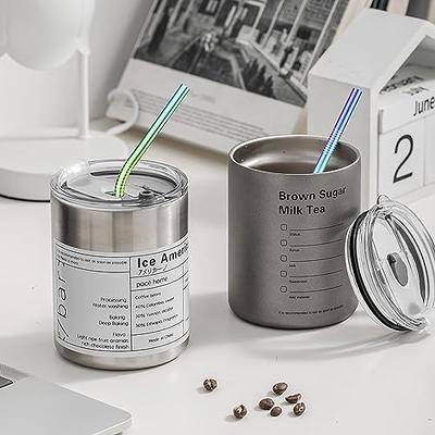 Stainless Steel Straws Replacement For Yeti Rambler Series and Simple  Modern 20/30oz Tumblers-16 Reusable Metal Straws with Travel Case & 4  Cleaning