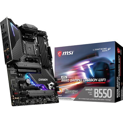 MSI MAG B550M Mortar WiFi Gaming Motherboard (AMD AM4, DDR4, PCIe 4.0, SATA  6Gb/s, M.2, USB 3.2 Gen 2, AX Wi-Fi 6, HDMI/DP, Micro-ATX, AMD Ryzen 5000