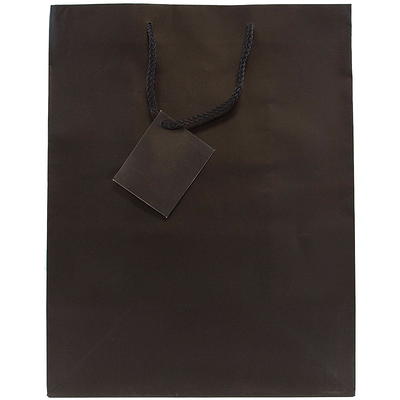 JAM Paper X-Large Black Matte Gift Bags, 100ct.