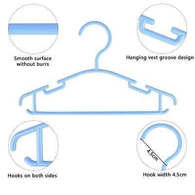 GoodtoU 60Pack Baby Clothes Hangers for Closet Plastic Small Kids